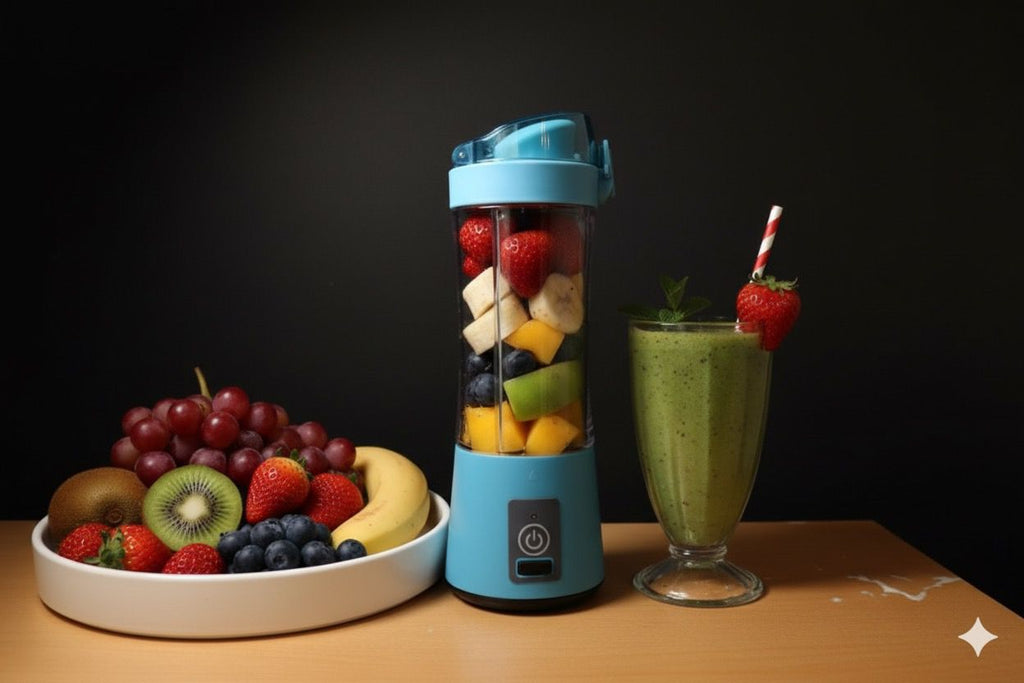 Portable USB Rechargeable Blender Bottle – Mini Smoothie Maker