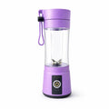 Portable USB Rechargeable Blender Bottle – Mini Smoothie Maker (Purple)