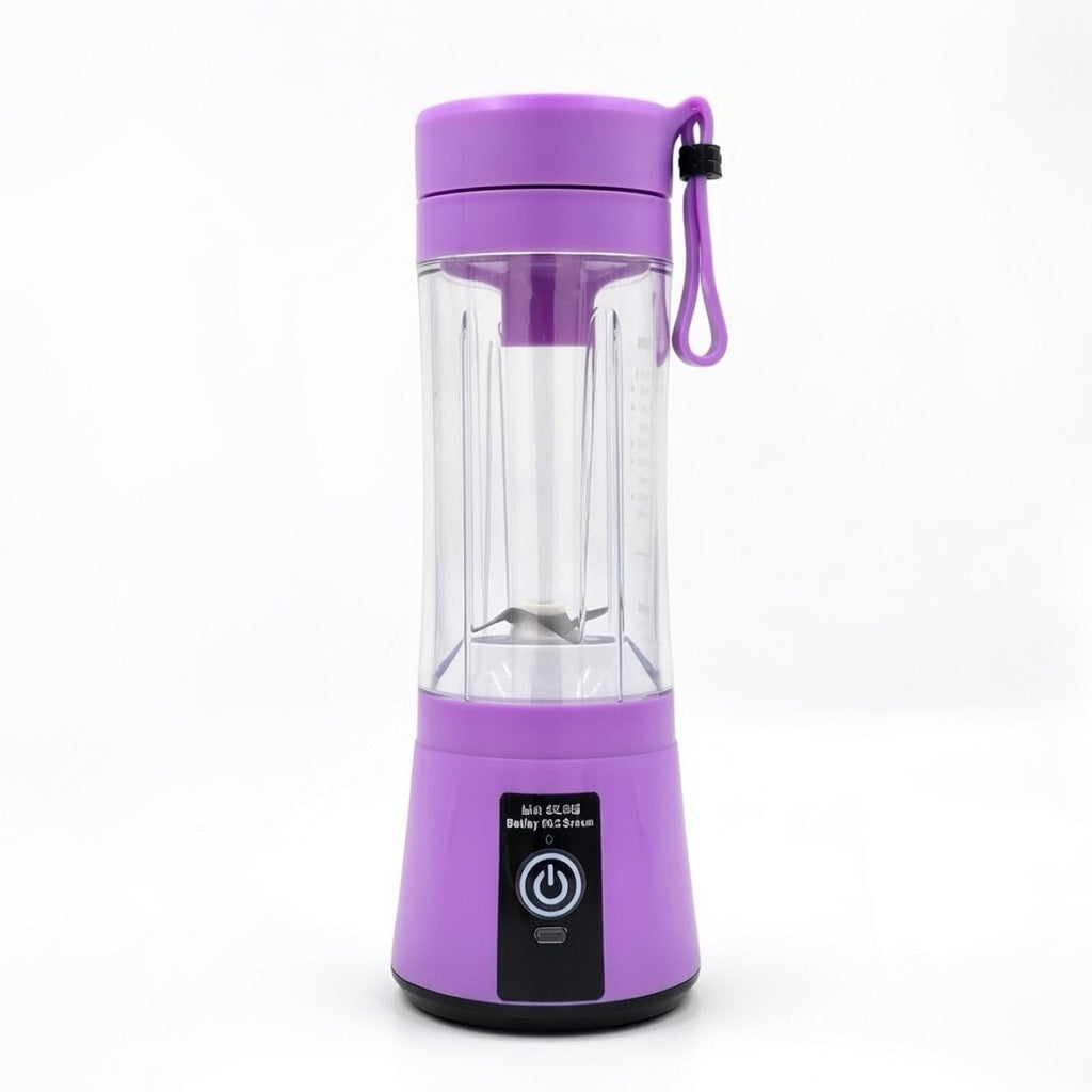 LZM Portable Personal Blender, Rechargeable Smoothie Maker, 380ml USB Recharable Juicer Cup for Shake, Protein Drinks, Travel Gym & Home