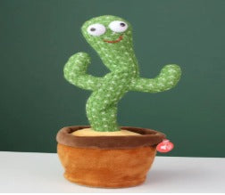 Cute Dancing Cactus Plush Toy in Flower Pot – Soft Stuffed Cactus Doll