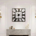Modern Silent Square Metal Wall Clock 60cm
