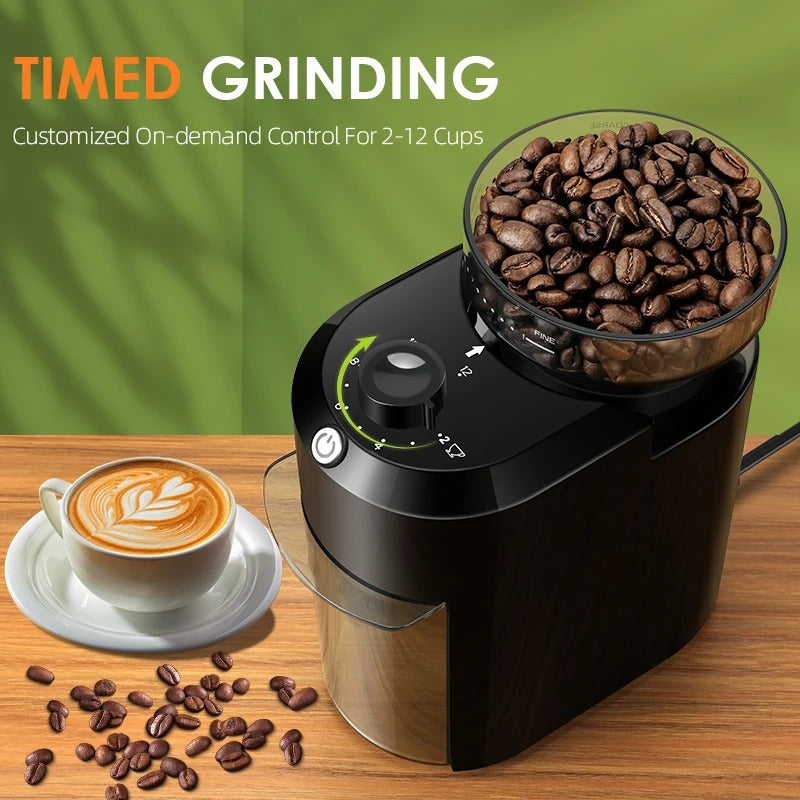 Wancle Electric Burr Coffee Grinder - 28 Precise Grind Settings