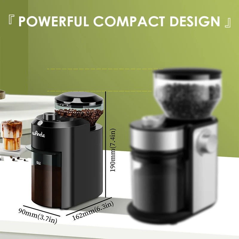 Wancle Electric Burr Coffee Grinder - 28 Precise Grind Settings