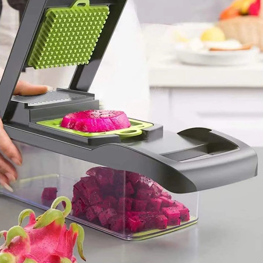 16-in-1 Multifunctional Vegetable Chopper & Mandoline Slicer