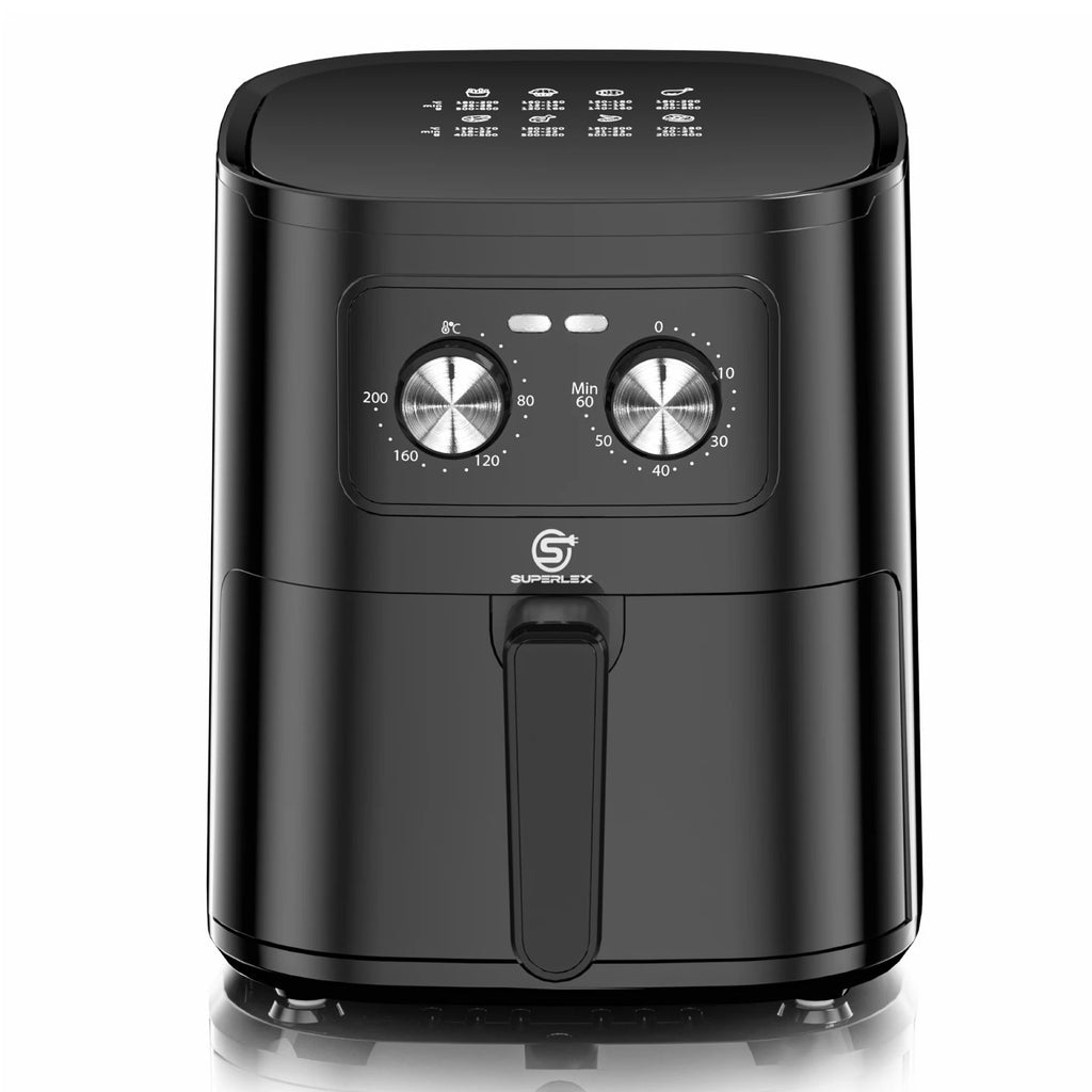 SUPERLEX 5L Air Fryer with Smart Touch Display & 8 Preset Modes (1500W)