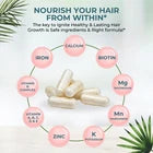 Vital Nutritive Vital Hair Complex | Hair Growth, Skin & Nails Supplement | 60 Veg Capsules | 30-Day Supply