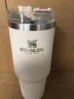 Stanley Stainless Steel Insulated Tumbler – Vacuum Travel Mug with Lid (White)