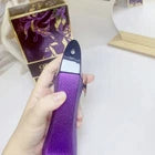 Luxury Purple High Heel Perfume Bottle – Glitter Stiletto Decorative Fragrance Spray