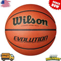 Wilson Evolution Indoor Basketball | Official Size Game Ball | Advanced Microfiber Composite
