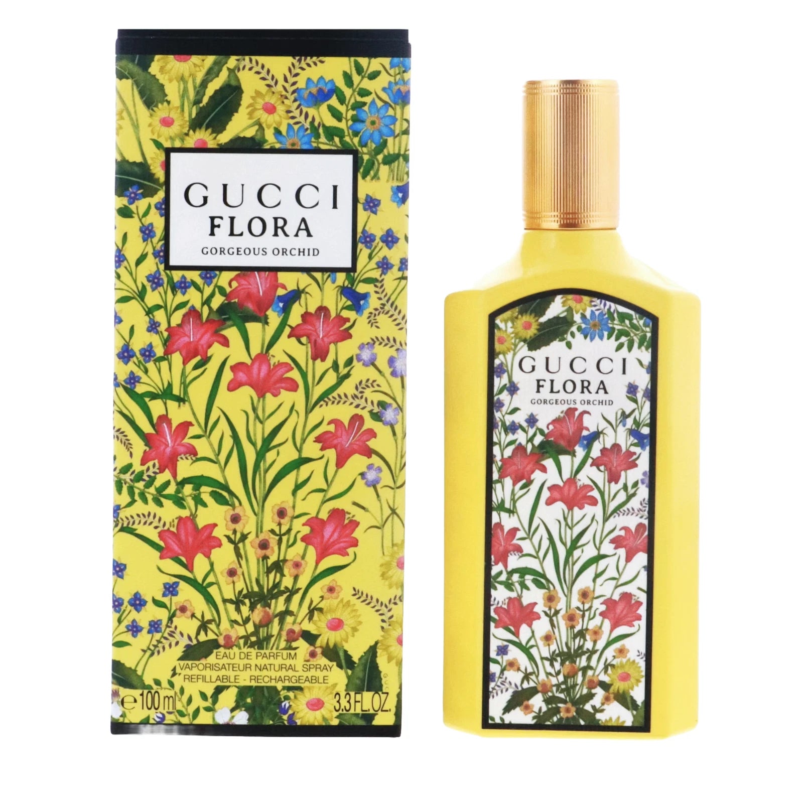 Gucci Flora Gorgeous Orchid Eau de Parfum Spray for Women 3.3 oz / 100 ml