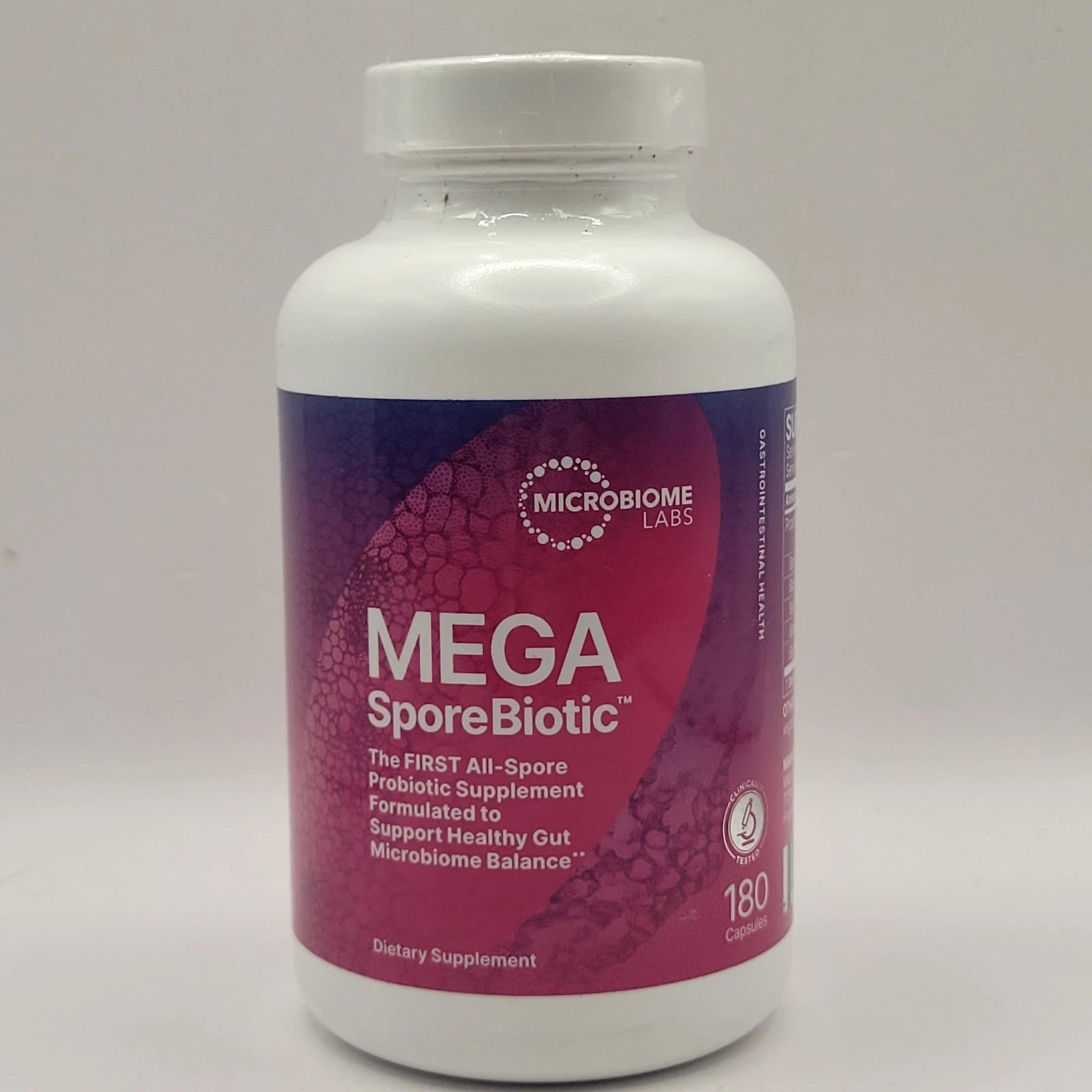 MegaSporeBiotic Probiotic Supplement – 180 Capsules | Microbiome Labs
