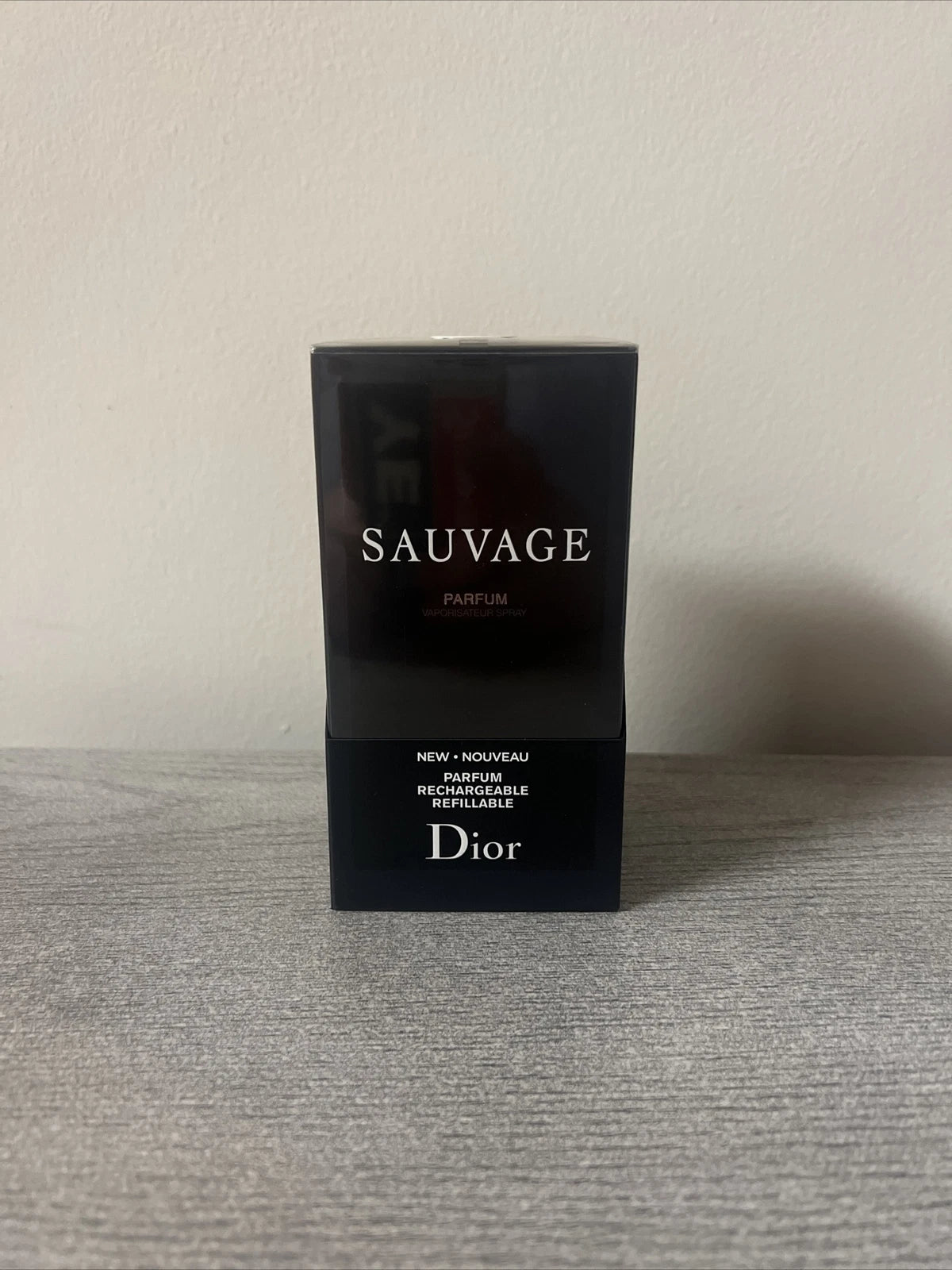Dior Sauvage Parfum Spray for Men 3.4 oz / 100ml Refillable New Sealed Box