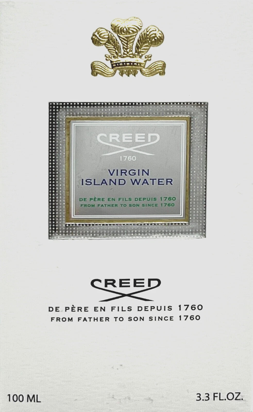 Virgin Island Water Eau De Parfum – 100ml Luxury Fresh Citrus Fragrance