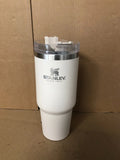 Stanley Stainless Steel Insulated Tumbler – Vacuum Travel Mug with Lid (White)