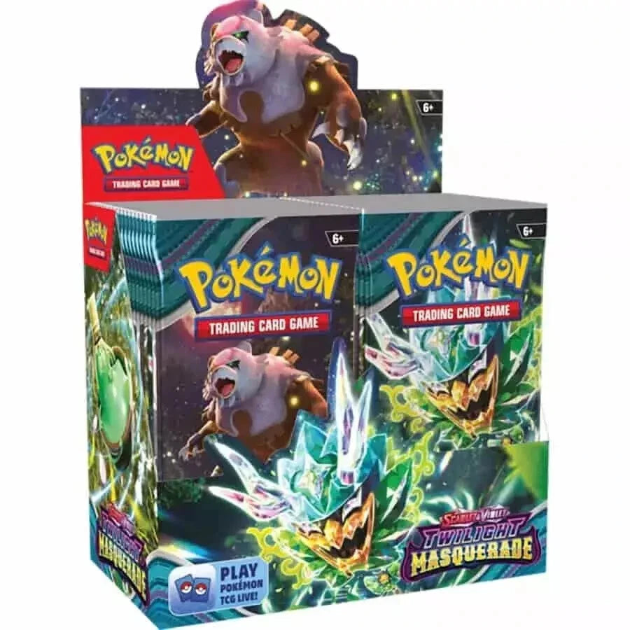 Pokémon Scarlet & Violet Twilight Masquerade Booster Display Box – Trading Card Game Packs