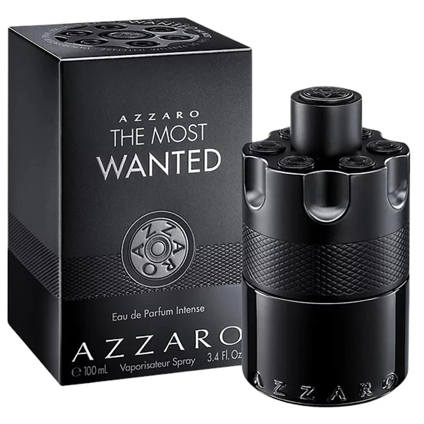 Azzaro The Most Wanted Cologne for Men Eau de Parfum Intense Spray 3.4oz (100ml)