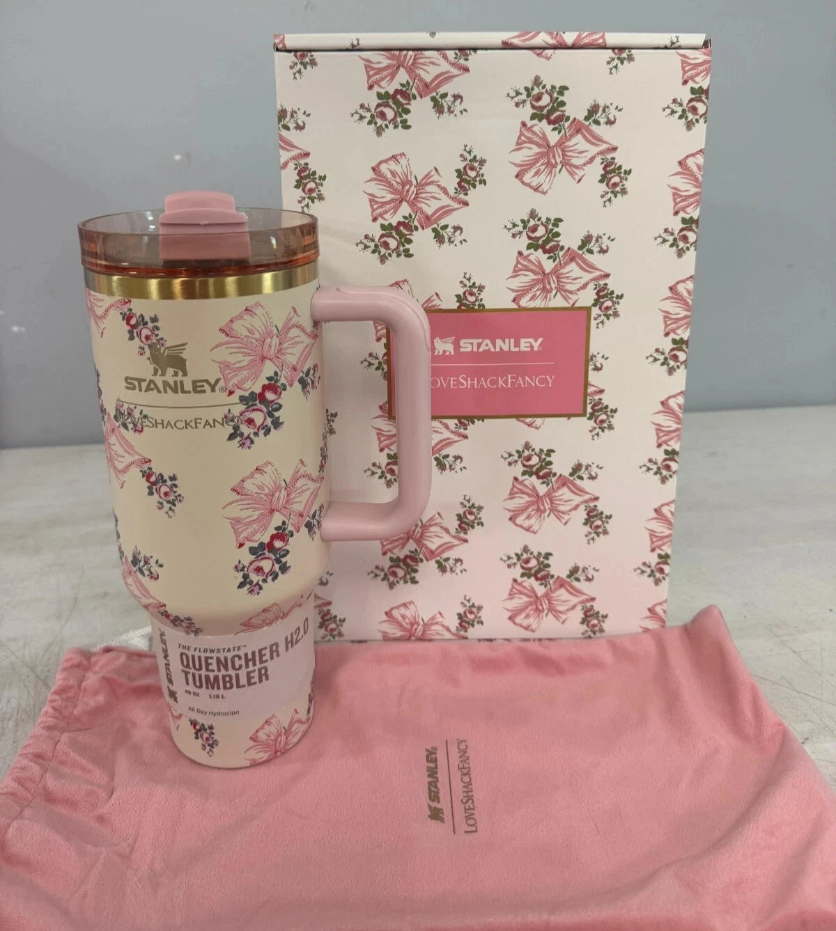 Stanley x LoveShackFancy Quencher H2.0 40oz Insulated Tumbler – Floral Edition