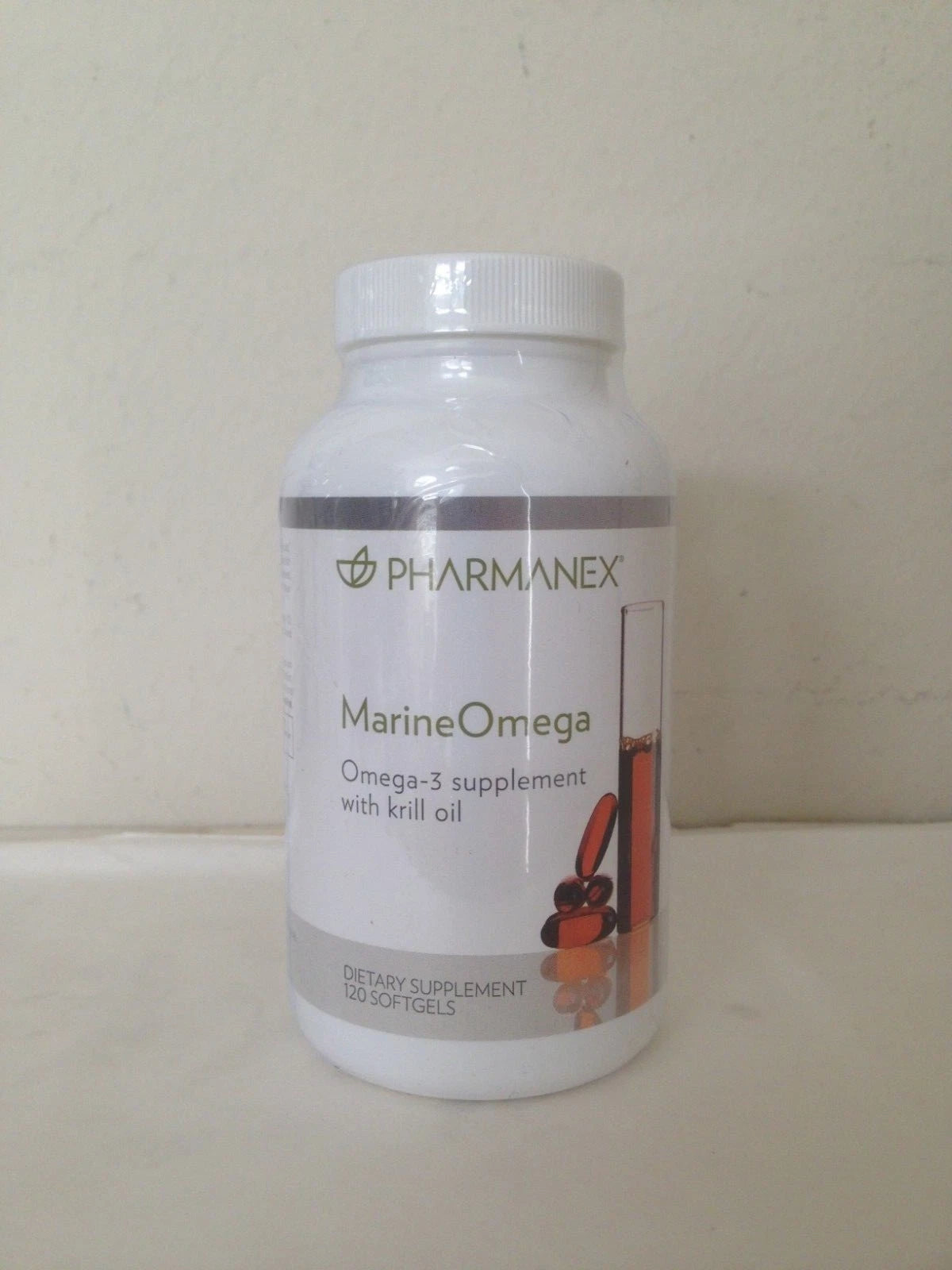 Pharmanex MarineOmega Omega-3 Supplement with Krill Oil | 120 Softgels | Dietary Supplement
