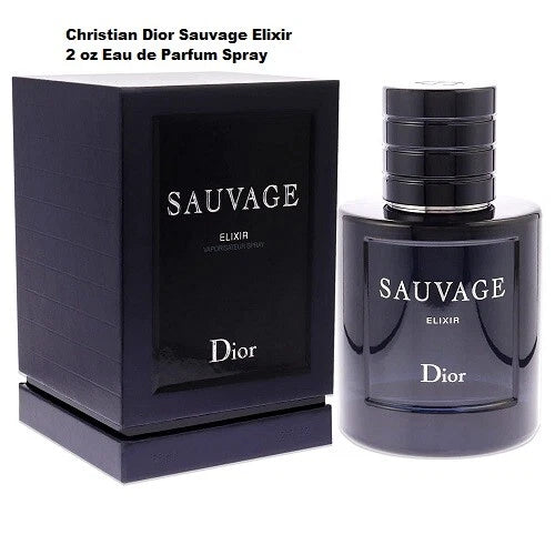 Christian Dior Sauvage Elixir Eau de Parfum Spray for Men – 2 oz / 60ml