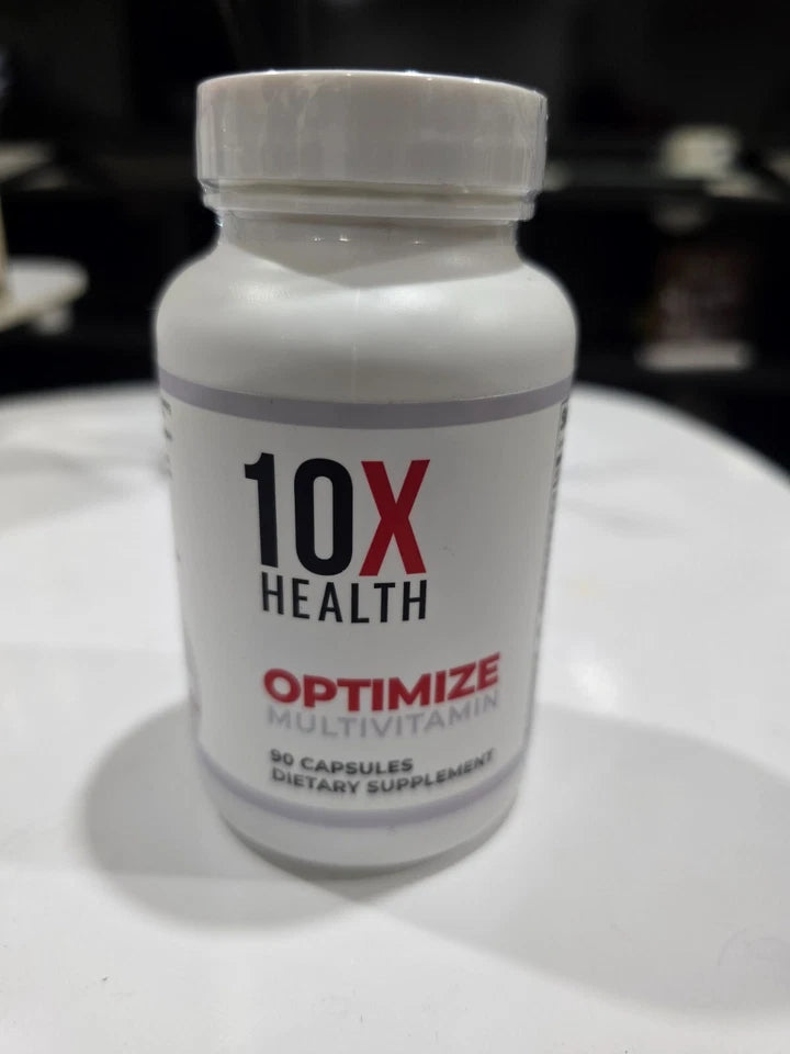 10X Health Optimize Multivitamin – 90 Capsules Daily Dietary Supplement