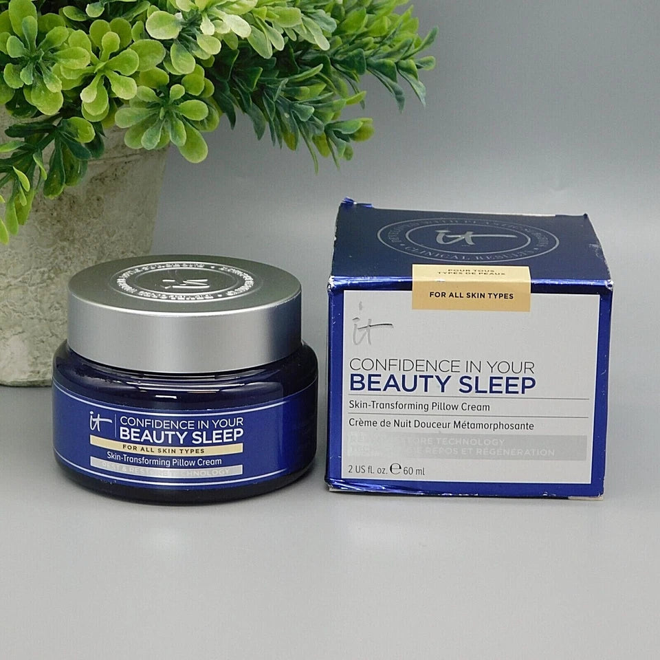 IT Cosmetics Confidence in Your Beauty Sleep Skin‑Transforming Pillow Cream 2 oz Night Cream