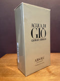 Acqua Di Gio ABSOLU by GIORGIO ARMANI 4.2 OZ / 125 ml EDP Spray SEALED Box RARE