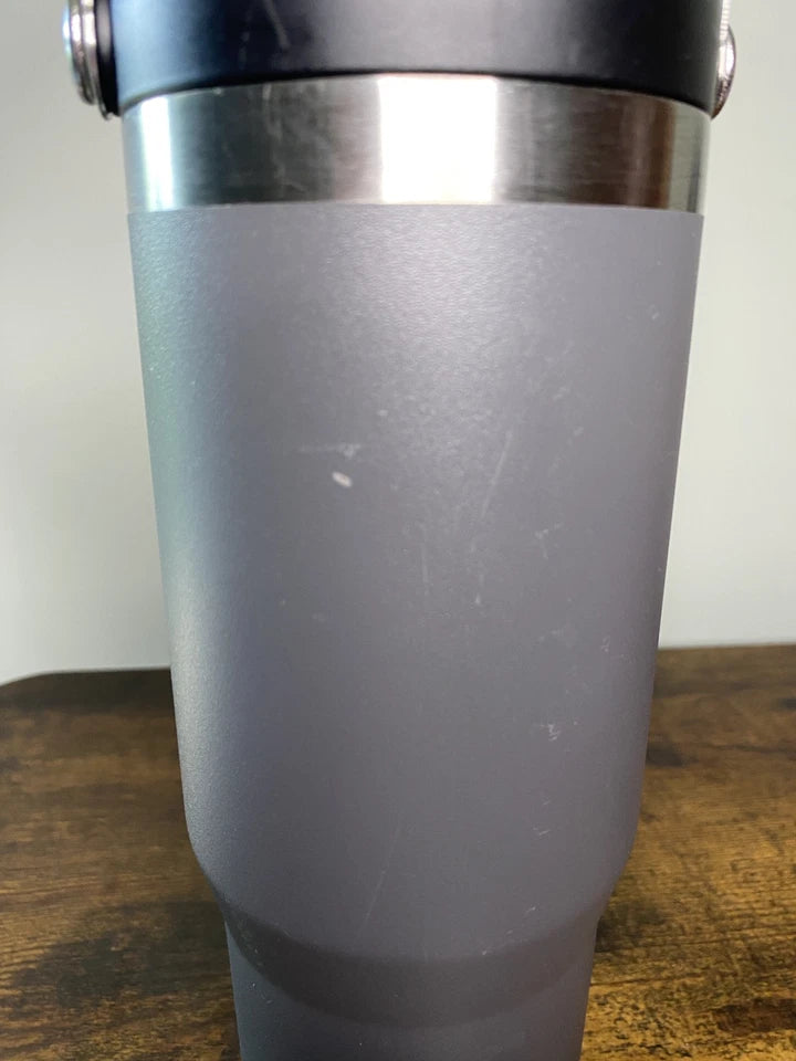 Stanley Insulated Travel Tumbler with Handle – Stainless Steel Vacuum Cup