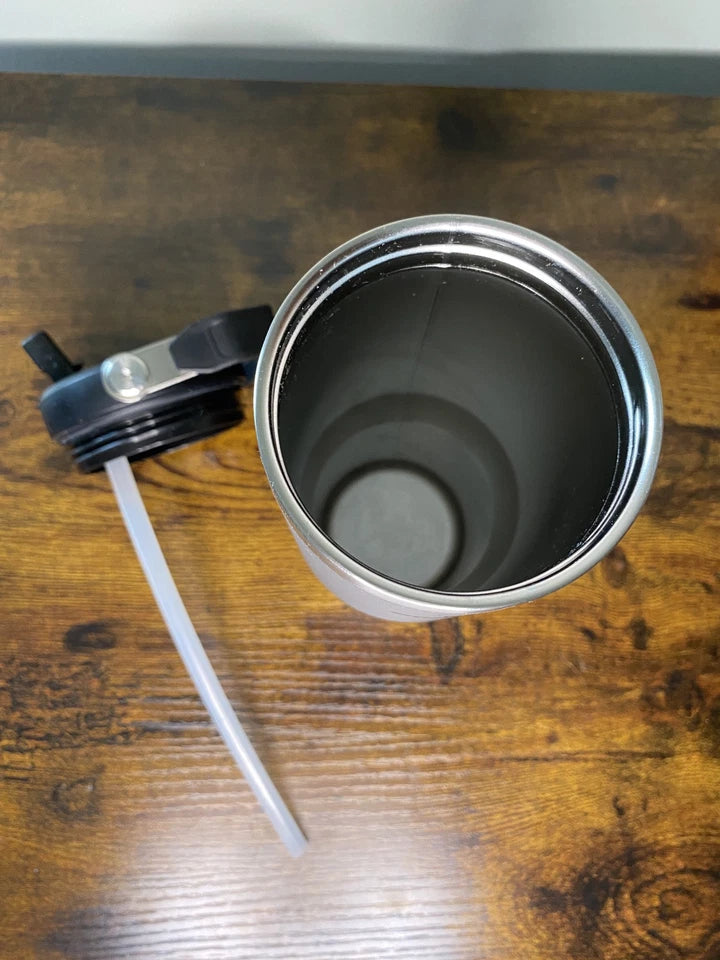 Stanley Insulated Travel Tumbler with Handle – Stainless Steel Vacuum Cup